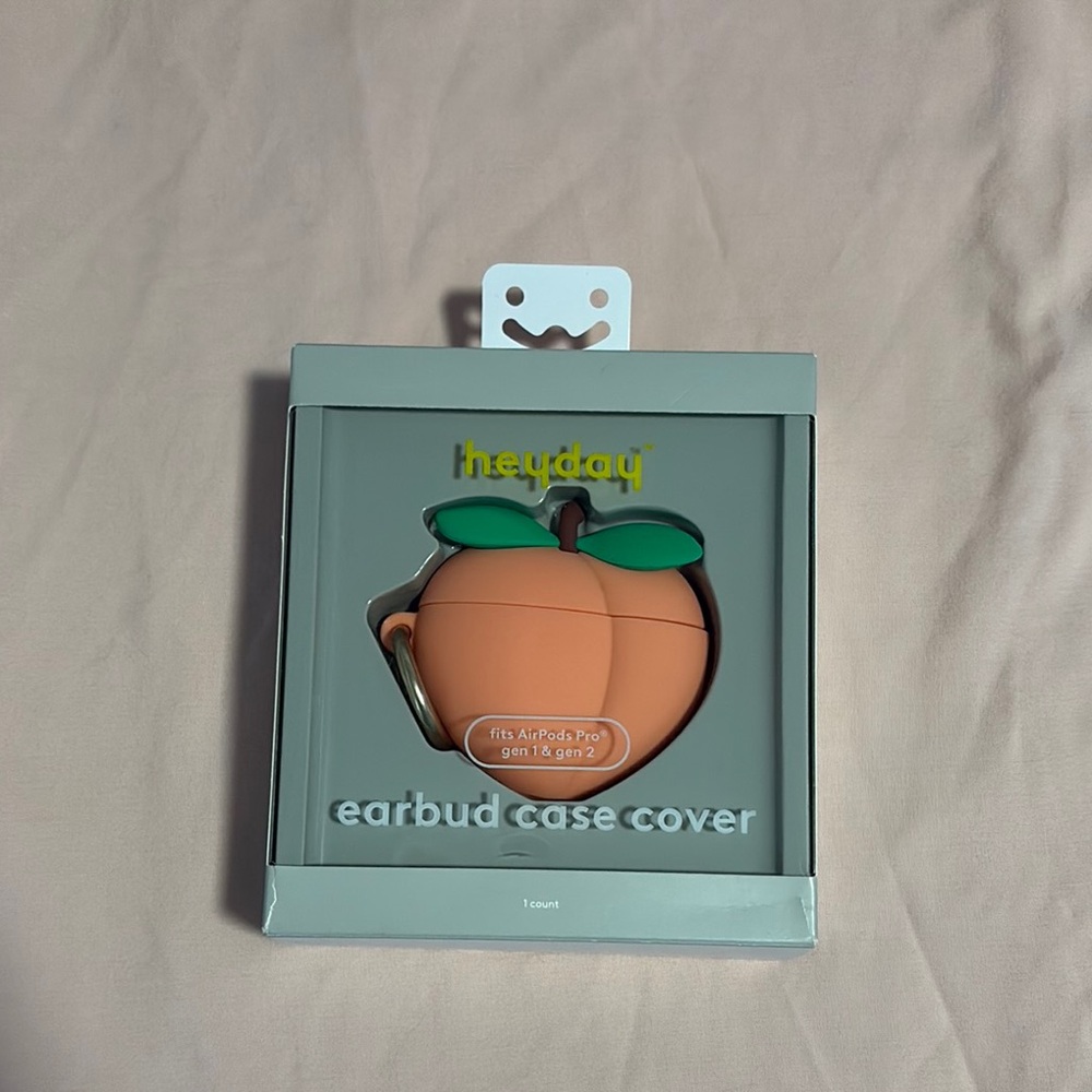 Heyday Orange and Green Earbud Case Cover